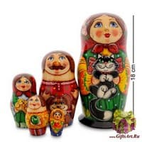 МР-24/41 Матрешка 5м &quot;Анастасия с котом&quot;