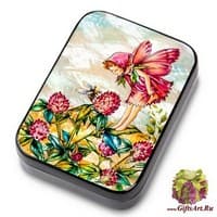 ШК-40/ 3 Шкатулка  &quot;Клевер&quot; исп. Силантьева