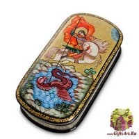 ШК-45/36 Шкатулка Холуй &quot;Георгий Победоносец&quot; исп. Орлова