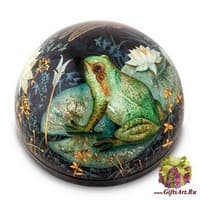 ШК-65/ 1 Шкатулка &quot;Лягушка удачи&quot; исп. Качалкина