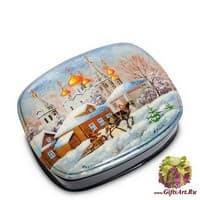 ШК-80/24 Шкатулка  &quot;Монастырь&quot; исп. Гусев - Вариант A