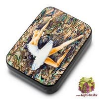 ШК-40/ 9 Шкатулка &quot;Балерина&quot; бол. перламутр Силантьева