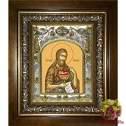 Икона освященная &quot;Иоанн Предтеча Креститель Господень (Иван)&quot;, 14x18 см, в деревянном киоте 20x24 см, 20x24 см