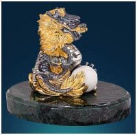 Символ года 2012 Дракон из серебра 925 пробы. Серебряный дракон. Россия Подарочная упаковка