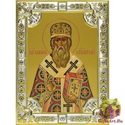 Икона освященная &quot;Макарий(Макар), митрополит Московский и всея Руси, святитель&quot;, 18x24 см