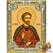 Икона освященная &quot;Бидзина мученик,князь Ксанский&quot;, 18x24 см со стразами, 18x24 см