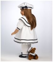 Коллекционная виниловая кукла Морячка с мишкой Ручная работа Высота 61 см. Автор Дениз Макмиллан США - вид 2 миниатюра