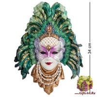 WS-325 Венецианская маска &quot;Перо павлина&quot;