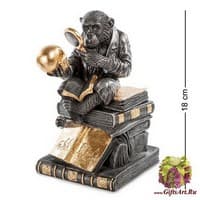 WS-100 Шкатулка &quot;Обезьяна с черепом&quot;