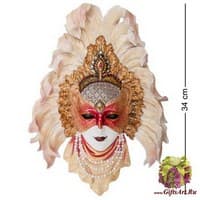 WS-361 Венецианская маска &quot;Перо павлина&quot;