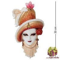 WS-367 Венецианская маска &quot;Леди в шляпе&quot;