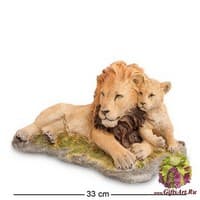 WS-701 Статуэтка &quot;Лев с детенышем&quot;