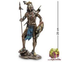 WS-620 Статуэтка &quot;Индеец с копьем и щитом&quot;