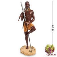 WS-731 Статуэтка &quot;Воин племени Масаи&quot;