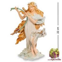 pr-MUC04 Статуэтка &quot;Девушка Весна&quot; Альфонса Мухи