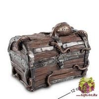 WS-283 Шкатулка в стиле Стимпанк &quot;Осьминог и сундук&quot;