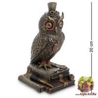 WS-278 Статуэтка в стиле Стимпанк &quot;Сова на книгах&quot;