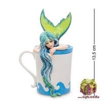 GA-92 Статуэтка &quot;Чашка с русалкой &quot;Утреннее блаженство&quot;