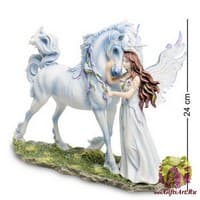 WS-249 Статуэтка &quot;Ангел и Единорог&quot;