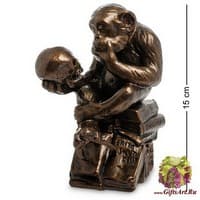 pr-RHE01 Статуэтка &quot;Обезьяна с черепом&quot; Гуго Рейнгольд