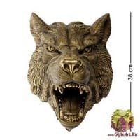 БФ-05 Фигура &quot;Голова волка&quot; h-30см