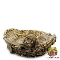 БФ-11 Фигура &quot;Собака Спаниель в корзине&quot; L-39см