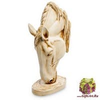 БФ-17 Фигура &quot;Голова лошади&quot; малая/беж h-42см