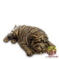 БФ-25 Фигура &quot;Собака Бульдог лежачий&quot; L-30см