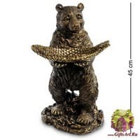БФ-29 Фигура &quot;Мишка с подносом&quot; h-45см