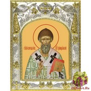 Икона освященная &quot;Спиридон Тримифунтский святитель&quot;, 14x18 см
