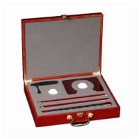 Набор для игры в гольф в деревянном кейсе с темной клюшкой