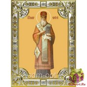 Икона освященная &quot;Иннокентий, митрополит Московский святитель&quot; ,18х24см со стразами, 18x24 см