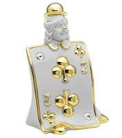 Двойка Крестей Серия Карты Фарфоровая скульптура. Высота 11 см. Фарфор с кристаллами Swarovski Сваровски. RG Porcellane Италия - вид 1 миниатюра