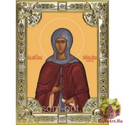 Икона освященная &quot;Анна Кашинская&quot;, 18x24 см, со стразами, купить по низкой цене