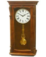 Настенные часы кварцевые с маятником в деревянном корпусе с боем Россия