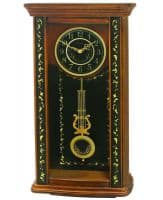 Настенные часы кварцевые с маятником в деревянном корпусе с боем Россия