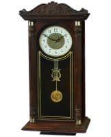 Настенные часы кварцевые с маятником в деревянном корпусе с боем Россия