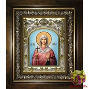 Икона освященная &quot;Виктория (Ника) Кордувийская мученица&quot;, 14x18 см, в деревянном киоте 20x24 см, 20x24 см