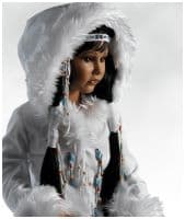 Коллекционная фарфоровая кукла Принцесса Севера Ручная работа Высота 86 см. Номерная авторская кукла США