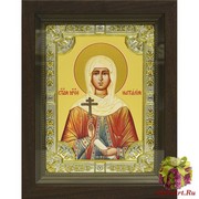 Икона освященная &quot;Наталья,Наталия Никомидийская мученица&quot;, 18x24 см, со стразами, в деревянном киоте 24x30 см, 24x30 см