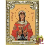 Икона освященная &quot;Варвара великомученица&quot;, 18x24 см, со стразами