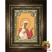Икона освященная &quot;Наталья,Наталия Никомидийская мученица&quot;, 18x24 см, со стразами, в деревянном киоте 24x30 см, 24x30 см