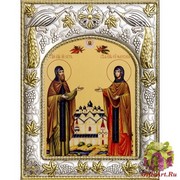 Икона освященная &quot;Петр и Феврония благоверные&quot;, 14x18 см, купить