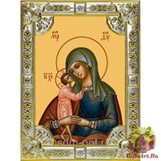 Икона освященная &quot;Взыскание погибших ,икона Божией Матери&quot;, 18x24 см, со стразами