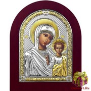 Казанская икона Божией Матери, 16.5x20 см