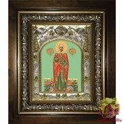 Икона освященная &quot;Валерия мученица&quot;, 14x18 см, в деревянном киоте 20x24 см, 20x24 см