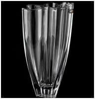 Ваза Богемское стекло Crystalite Bohemia Высота 25,5 см Ручная работа Чехия