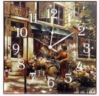 Настенные часы кварцевые Лето в Париже пр-во Италия