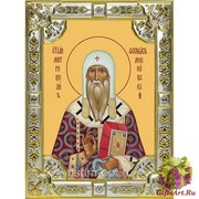 Икона освященная &quot;Феогност Киевский и Московский, митрополит,святитель&quot;, 18x24 см, со стразами