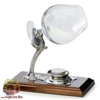 Коньячница Бокал для коньяка хрусталь и олово Artina